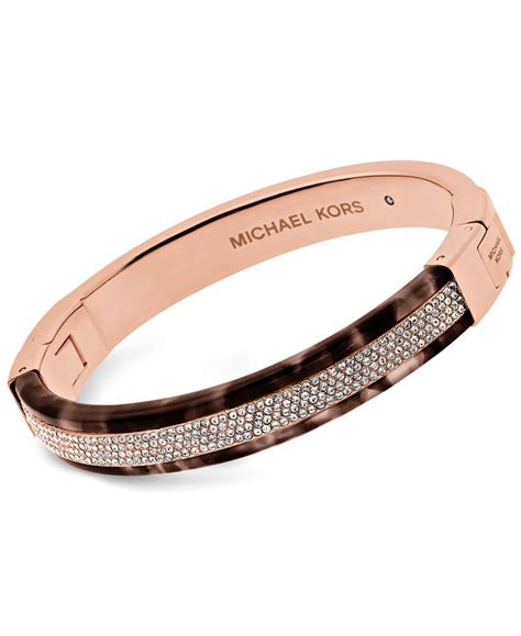 michael kors rose bracelet watch|Michael Kors diamond bangle bracelet.